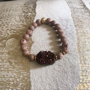 Beautiful druzy bracelet